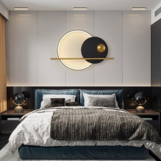 Настенный светодиодный светильник Inodesign Ridn Black 40.6195 - 1